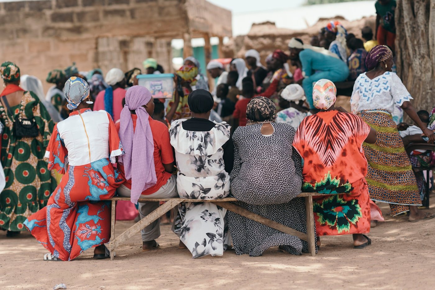 Women from a West African shea cooperative